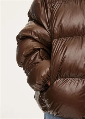 Active hood jakke Dark Oak Oval Square 